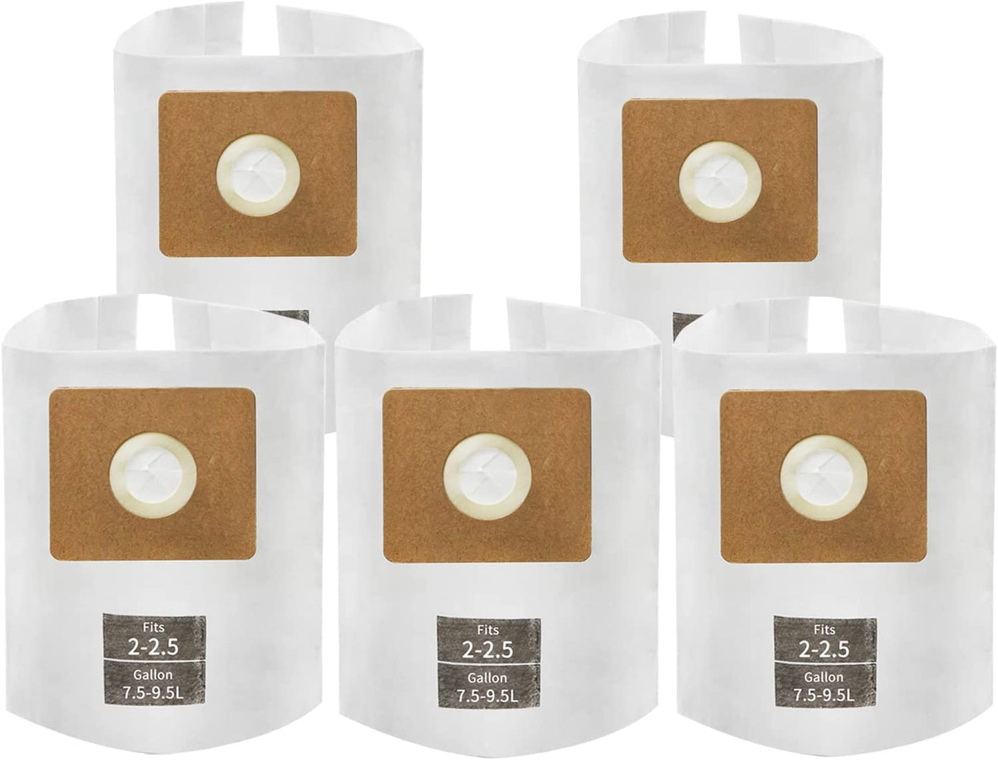 ALYYDBG for Micro Shop VAC Bags 2-2.5 Gallon, Type B 90668 9066800 9066833, All Around QAM70 and CMXZVBE38774