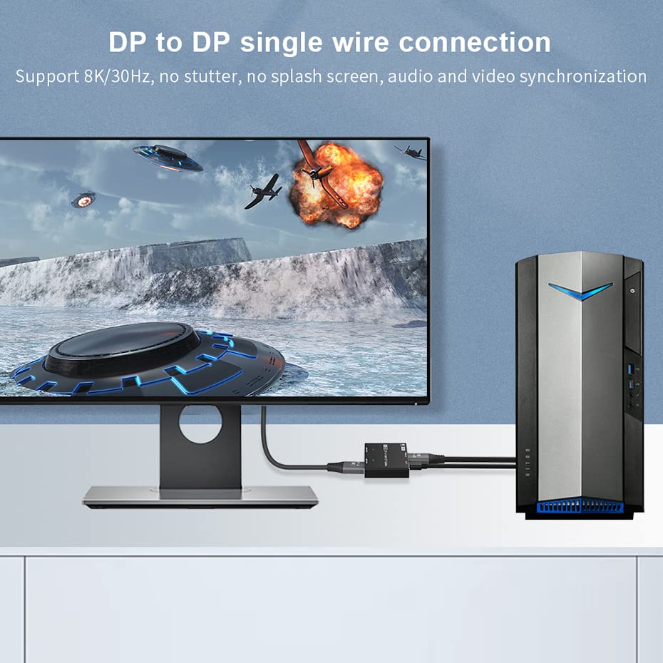  DP 1.4 to DP+HDMI